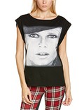 Brigitte Bardot - T-shirt - Uni - Col bateau - Sans manche - Femme
