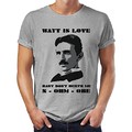 Nikolas Tesla Watt Is Love Baby Don't Hertz Me N-ohm-ore Men's T-Shirt