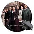 Downton Abbey Michelle Dockery Hugh Bonneville Tapis De Souris Ronde Round Mousepad PC