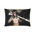 Custom Matthew Gray Gubler 2 Pillowcase/Taies d'oreillers Rectangle Zippered Two Sides Design Printed 16x24 Throw Pillow Cover Cushion case/Taies d'oreillers Covers