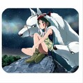 Hayao Miyazaki Princesse Mononok San ashitaka Tapis de souris Anime Tapis de souris Tapis de souris (39)