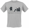 Rage Against The Machine Fuck You Won't Do What You Tell Me T-Shirt Manches Courtes Gris