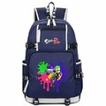 Cosstars Splatoon Anime Knapsack Sac  Dos Cartable Laptop Backpack pour tudiant Bleu-5