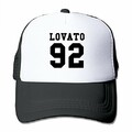 Huseki RoyalBlue Demi Lovato American Singer Model 92 Snapback Caps Strapback Hats Black