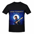 John Fogerty Blue Moon Swamp Hits Hommes O Neck Funny T Shirts X-Large