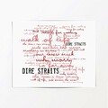 Dire Straits Poster Affiche d'art - Brothers in Arms - Edition signe et numrote limite Typographie Non encadr 20 x 25 cm la Musique Album Mur Art Haute qualit d'impression