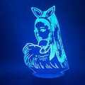 3D Veilleuse Clbrit Chanteur Ariana Grande Affiche 3D Led Veilleuse Chat Fille Fans Cadeau Pour Intrieur Chambre Dcoratif Veilleuse Lampe De Table 3D