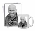 Zinedine Zidane 2 Personalised Card and Mug (Christmas, Birthday, Xmas)