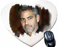Kdomania Tapis de souris Coeur George Clooney