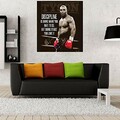 Fabulous Poster Affiche Discipline Mike Tyson Boxer Citation Inspirante Anglais Motivation
