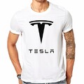 teeznutz Cars Tesla Logo T-Shirt Men's Classic T-Shirt