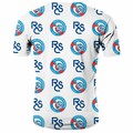 RC Strasbourg Alsace T-Shirt Homme Tee Shirt Manches Courtes 3D Imprim Mode
