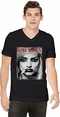Nina Hagen Punk Lady Portrait Mens V-neck T-shirt