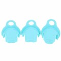 Rubber Bottom Toy 3Pcs/set Sp Cage Lock Ring Chastity Device Accessories CB3000,CB6000,CB6000S Device,Blue