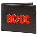 AC/DC Music Rock Band Red Logo Noir Portefeuille