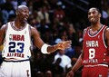 Kobe Bryant Michael Jordan NBA Poster (A1-841x 594mm)
