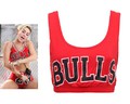 Fast Fashion - Haut Celebitty Miley Cyrus Taureaux Inspirs Impression Le Sport Soutien-Gorge Culture - Femmes