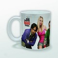 Set: The Big Bang Theory, Raj, Penny, Sheldon, Howard, Leonard Tasse  Caf Mug (9x8 cm) + 1x Sticker surprise 1art1