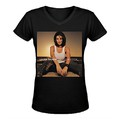 Laura Pausini From The Inside Personal Femme's V-Neck T-Shirt XXXX-L