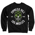 Officiellement Sous Licence Cypress Hill - Sugar Skull Sweatshirt (Noir)