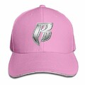 XCarmen MeiSXue Ruff Ryders Logo Sandwich Baseball Cap Black Pink