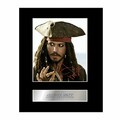 Johnny Depp, photo Jack Sparrow ddicace, Pirates des Carabes #1