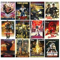 Pixiluv 2019Calendrier Mural [12Pages 20,3x 27,9cm] Chuck Norris Action Kung Fu # Vintage Trash Movie Posters?: