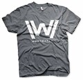 Westworld Officiellement sous Licence Logo T-Shirt pour Hommes (Heather Fonc)