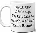 Walker, Texas Ranger Gift Mug. Funny Parody TV Show Lover Fan