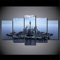 Wiwhy Art De La Toile Imprime Hd De 5 Pices Stargate Atlantis, Impressions Sur Toile, Peintures Murales Pour Le Salon Moderne,10X15/20/25Cm
