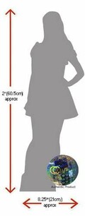 Celebrity Cutouts Scarlett Johansson (White Dress) Taille Mini