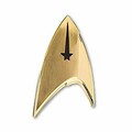 Quantum Mechanix Abysse Corp_BIJQMX001 Star Trek-Insignia Badge : Command, Multicolore