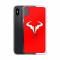 Oerfur iPhone XS Max Pure Clear Case Cases Cover Rafael Nadal RN Tennis Player Logo