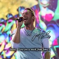 Chris Martin - Coldplay 1 Personalised Gift Print Mouse Mat Autograph Computer Rest Mouse Mat Compatible with Laser and Optical Mice (with Personalised Message)