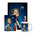 Star Prints UK Mika 1 Gift Set Bundle 2019 - Large 11cm Mug, A4 Framed Poster and Matching Birthday Or Christmas Card (No Personalised Card)