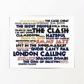 The Clash Poster Affiche d'art - London Calling - Edition signe et numrote limite Typographie Non encadr 20 x 25 cm la Musique Album Mur Art Haute qualit d'impression