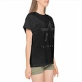Okhagf Starset Women's Cotton Short Sleeve T-Shirt Graphic Print Tops Black