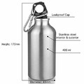 KRISSY Shelby Company Limited Gin Bouteille INOX Gourde Sport Camping Tourist Water Bottle