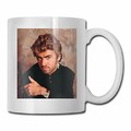 Magasin tasse de caf en cramique brillante de tasse de caf de George Michael pour le bureau et la maison